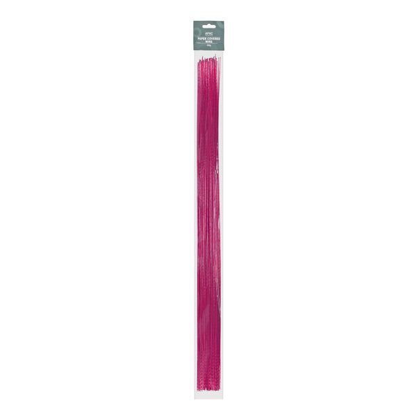 Pink Paper Covered Wire (0.9mm x 50cm)