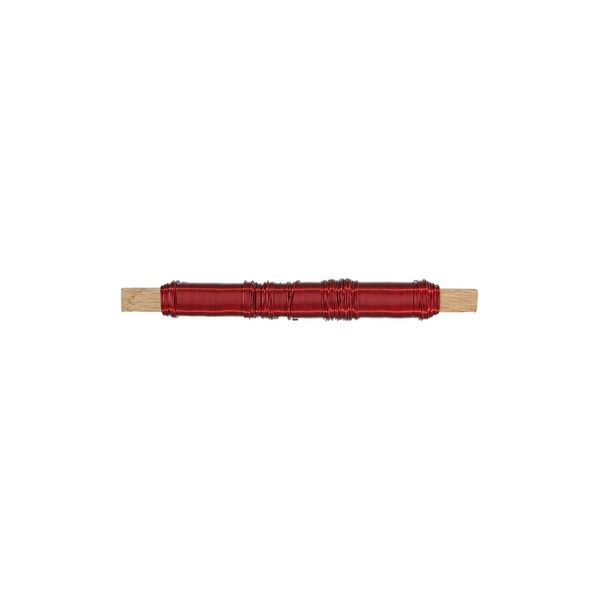 Red Metallic Wire on wooden stick 50g