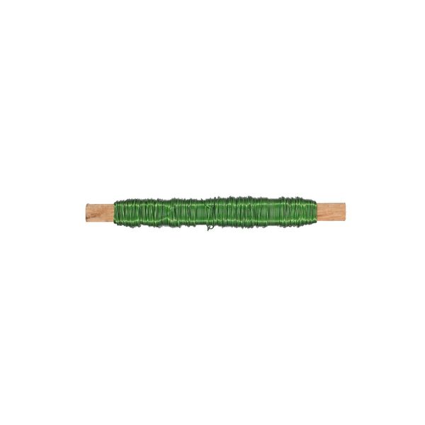 Apple Green Metallic Wire on wooden 50g
