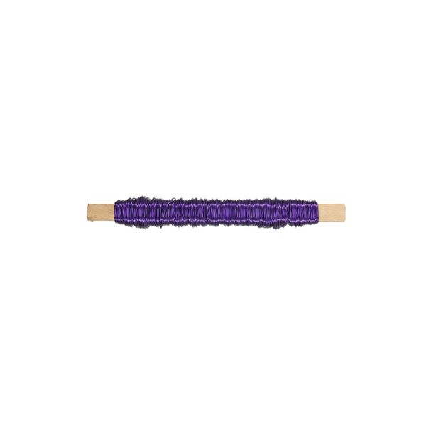 Purple Metallic Wire on woode stick 50g