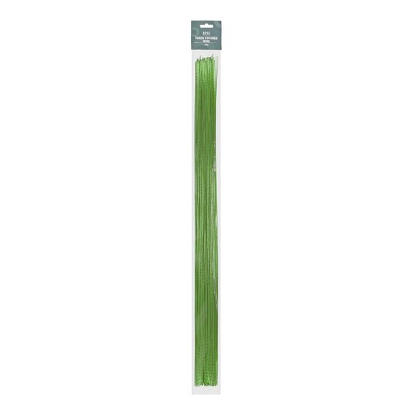 Apple Green Paper Covered Wire (0.9mm x 50cm)