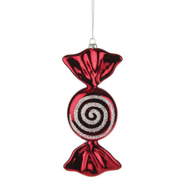 Candy Swirl Ornament 12Cm