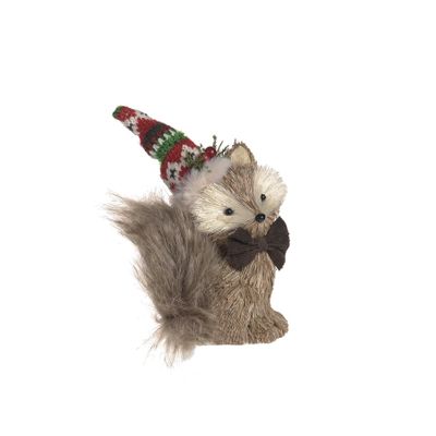 Fox With Hat Brown 14Cm