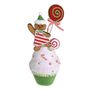 Gingerbread Man Cupcake Green 50Cm