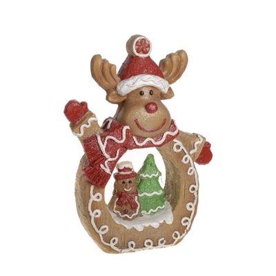 Magnesia Gingerbread Reindeer LED light 28x9x37Cm