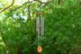 91cm (36inch) Memorial Wind Chime, "Always in our Hearts", Silver finish