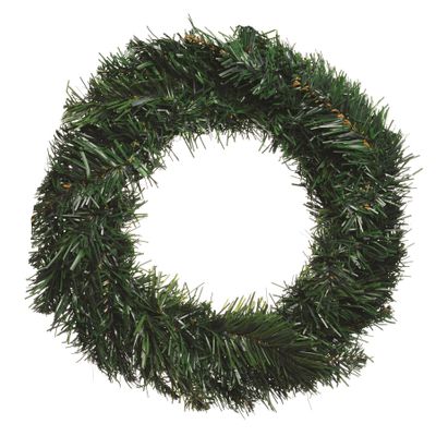 Wreath Plain Green 30Cm