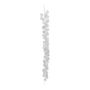 Snowflake Glitter Garland Silver 180cm