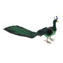 Green Faux Fur Long Tail Peacock L66cm