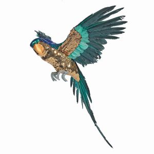 Blue Large Sequin Macaw 80cm