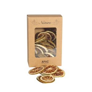 Dried Green Orange slices in presentation box 100g