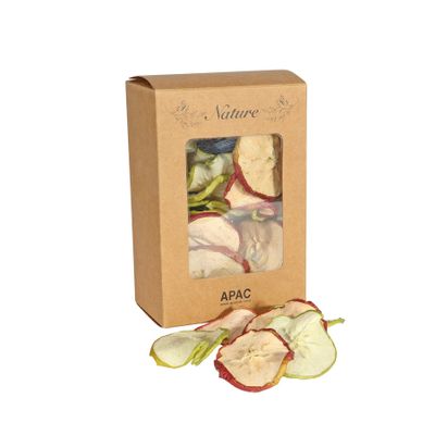 Dried Apple slice mixed Red & Green in Presenation box 100g 