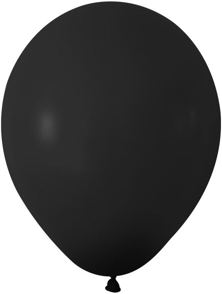Black Latex Balloon - 12 inch - Pk 100