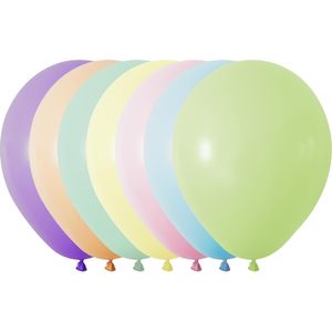 Assorted Latex Balloons Macaron Colours - 12 inch - Pk 100