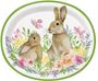 Oval Easter Watercolour Plates