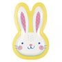  Eggcellent Easter Bunny Shapped Plate