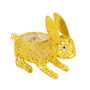 Yellow Wire Rabbit Planter (36)