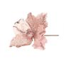 Velvet Magnolia with glitter leaf 26cm Dusky Pink