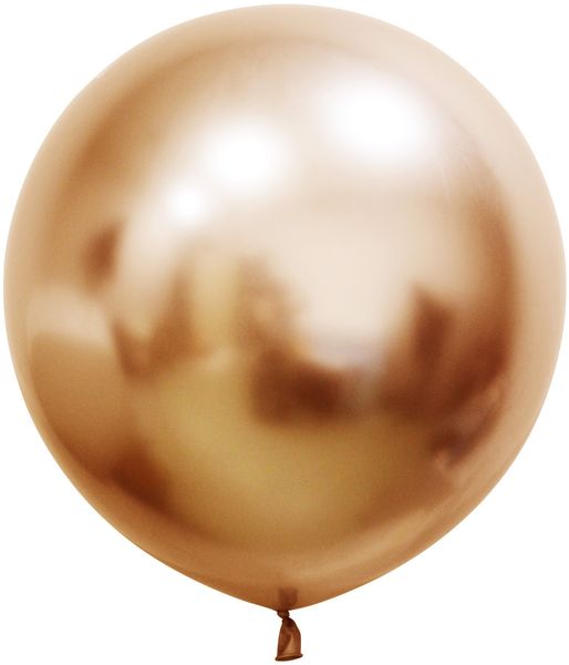 Copper Chrome Jumbo Latex Balloon - 24 inch - Pk 3