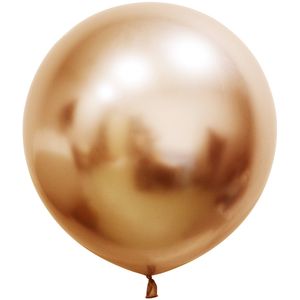 Copper Chrome Jumbo Latex Balloon - 24 inch - Pk 3