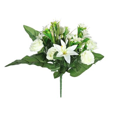 Pembroke Rose Starflower Mixed Posy - Cream