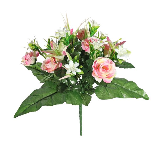 Pembroke Rose Starflower Mixed Posy - Pink