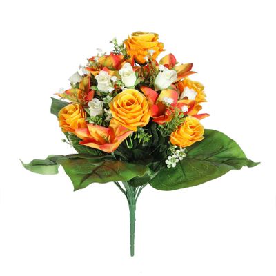 Pembroke Leafy Mixed Bunch - Orange