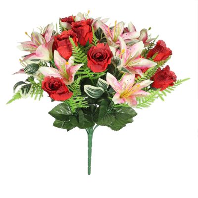 Pembroke Lovely Lily Mixed Bunch - Red