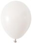 White Round Shape Latex Balloon - 5 inch - Pk 100