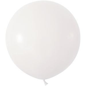 White Jumbo Latex Balloon - 24 inch - Pk 3