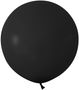 Black Jumbo Latex Balloon - 24 inch - Pk 3