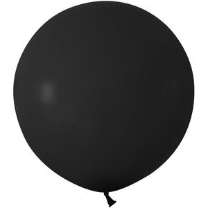 Black Jumbo Latex Balloon - 24 inch - Pk 3