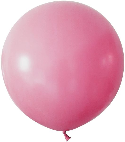 Pink Jumbo Latex Balloon - 24 inch - Pk 3