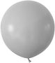 Grey Jumbo Latex Balloon - 24 inch - Pk 3