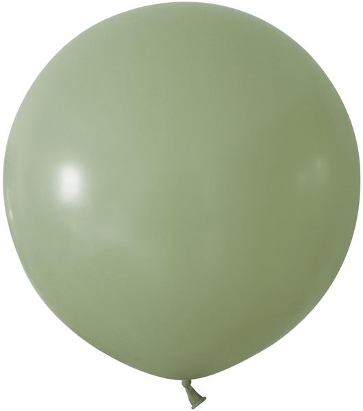 Sage Green Jumbo Latex Balloon - 24 inch - Pk 3