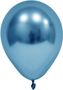 Blue Chrome Round Shape Latex Balloon - 6 inch - Pk 50