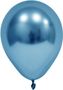 Blue Chrome Round Shape Latex Balloon - 6 inch - Pk 50