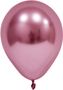 Pink Chrome Round Shape Latex Balloon - 6 inch - Pk 50