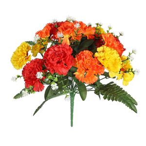 Pembroke Carnation Gyp Mixed Bunch - Orange