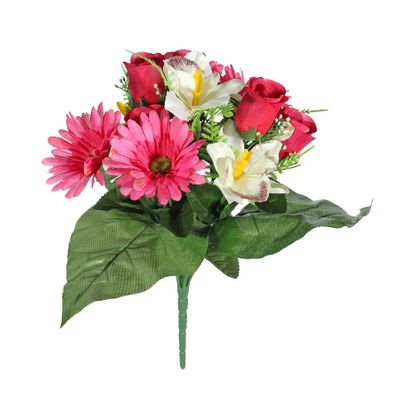 Pembroke Gerbera Orchid Mixed Bunch - Dark Pink