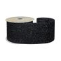 Black Glitter Ribbon 63mm x 10y wire edge 