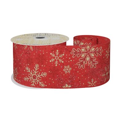 Sage Vintage Floral Ribbon with Scalloped Edge, (1 x 10yd)