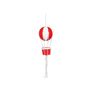 Red and White Hot Air balloon Hanger 8cm x 28cm 