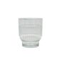 Ceres ribbed Votive  - H8.5 x Dia7cm