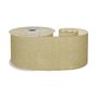 Gold metallic ribbon w/e 63mm x 10yd