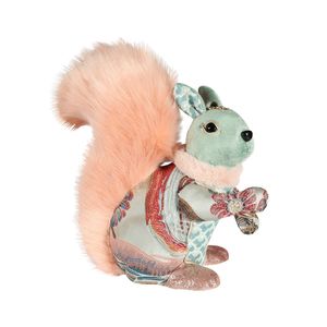 H22.5*W23*D13CM Squirrel,fabric,BLUE XMA6652