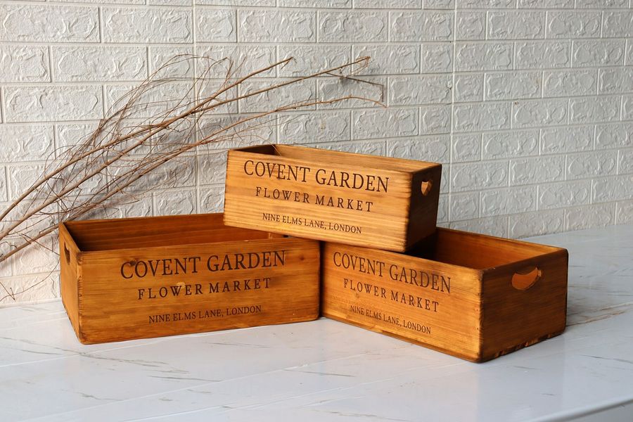 Covent Garden Crates  Set of 3