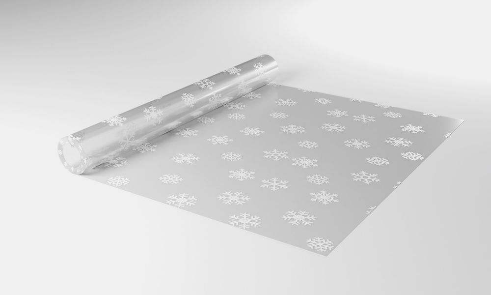 80cm White Big Snowflakes  Film (4)