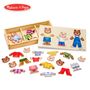 Wooden Bear Family Dress-Up Puzzle - 45 Pieces