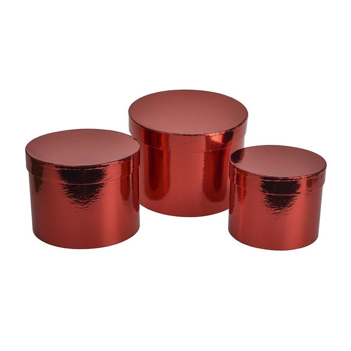 Red best sale hat box